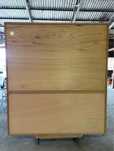 松田家具 マジェスタ 木製 食器棚 全長197cm 横幅177cm 奥行き45cm