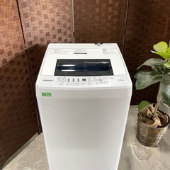 💥最安値挑戦💥✅動作確認済✅自社配送🚚保証付🏅2019年製　HISENSE 4.5KG全自動洗濯機 の画像