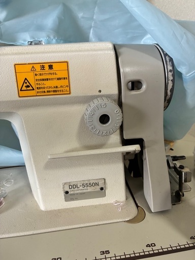 【本格プロ仕様】JUKI 工業用ミシン DDL-5550N（静音・速度調節可能なハシマ製サーボモーター換装済・分解済・オイル付）
