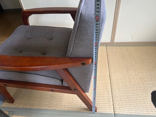 ソファー　一人用　肘掛け有り