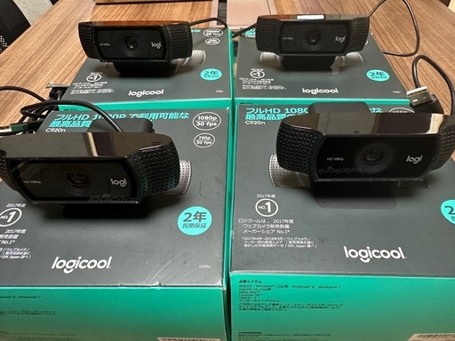 Logicool C920n フルHD Webカメラ 4台セット USB webcam ロジクール 