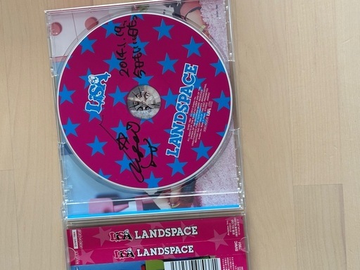 LiSAのサイン入りCD