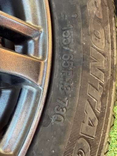 軽四　スタッドレス　155/65R13