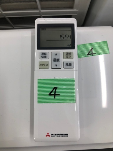 1663 取り付け費込　三菱2.2kw6畳用　2019年製