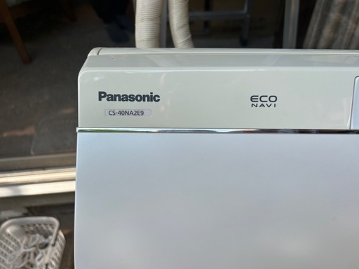 【動作品】パナソニック エアコン 14畳用 CS-40NA2E9 室外機セット ポンプダウン済