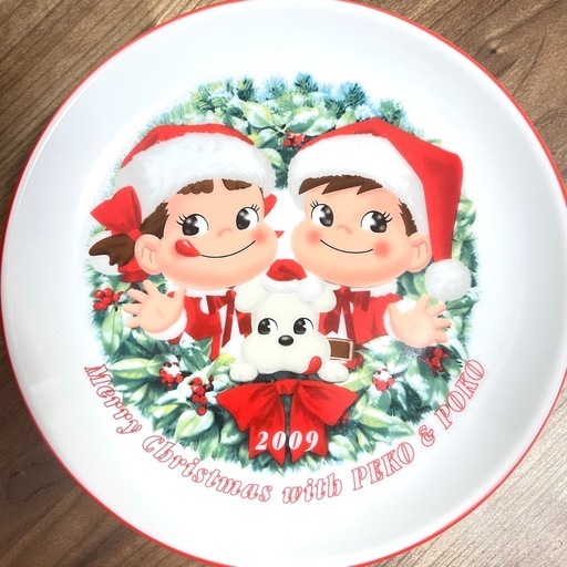 不二家ペコちゃんクリスマスプレート2枚セット (nori55) 高崎の食器