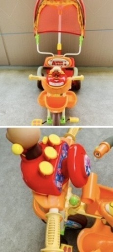 アンパンマンブザー付きおでかけ三輪車それいけ！アンパンマン