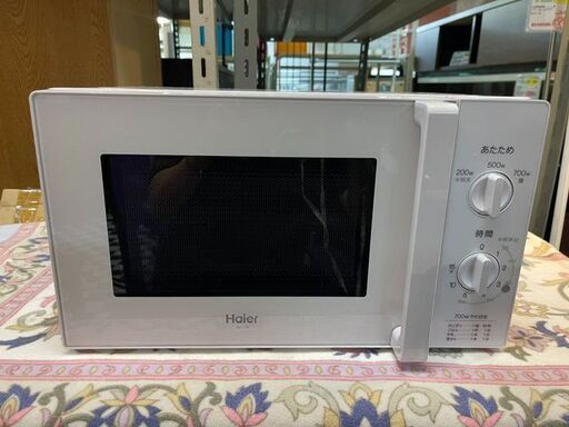 【リサイクルショップ八光】【2026年製】美品！簡単操作の単機能 ハイアール 17L電子レンジ (60Hz専用) JM-17K-60