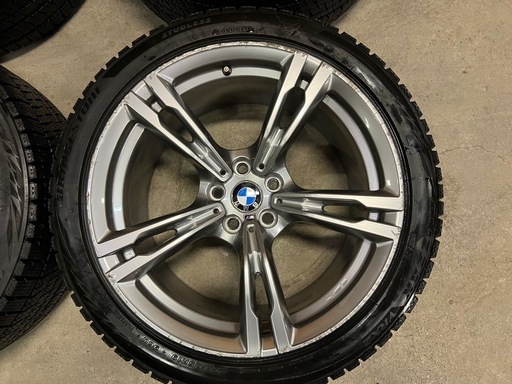 値下げ⬇️バリ溝■【BS VRX2 275/35R19】スタッドレス【BMW F90/M5 純正ホイール ダブルスポークスタイリング 