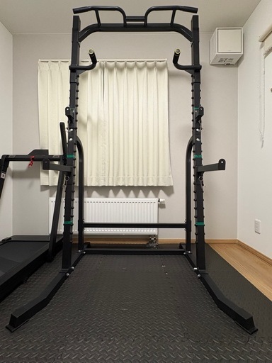 (最終値下げ！)筋トレ一式　バーベル160kg、パワーラック(ハーフラック)セット