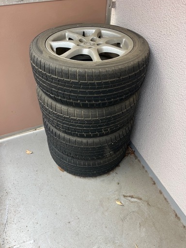 トヨタ純正 17インチアルミホイール 215/55R17 タイヤ付 スタッドレス