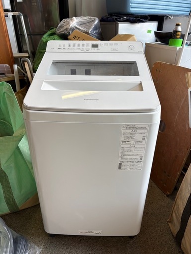 F1101 Panasonic パナソニック 縦型洗濯機 8kg 2023年製 洗剤自動投入機能付き