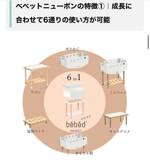 ホップル(HOPPL) ベベッド ニューボーン（ベビーワゴン）