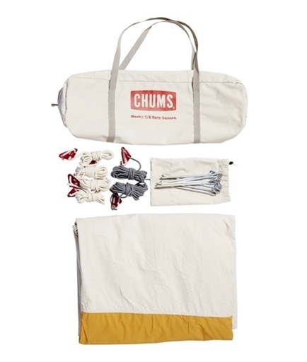 【新品★未使用】【半額以下】CHUMS チャムス Booby Square Tarp T/C ブービースクエア タープ 6〜8人用 正