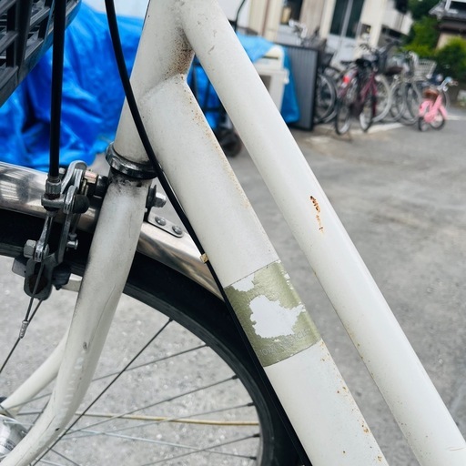 【STANDARD TOWN BICYC】　自転車　27インチ　ホワイト