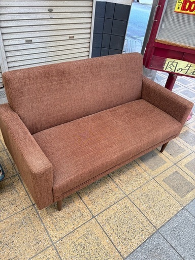 配達可能　2人掛け　ソファー　布張り　