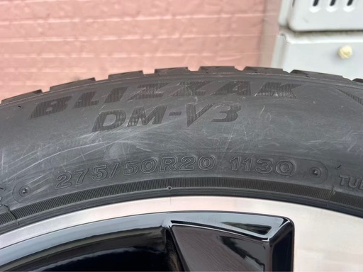 ベンツ純正 20インチホイール ブリヂストン ブリザック DM-V3 275/50R20 4本セット