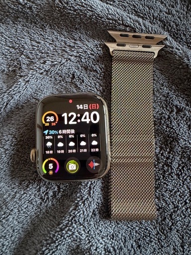 Apple Watch series 7 ステンレス45mm 純正ミラネーゼループ セルラー