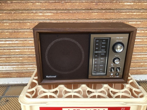 【感動稼動品】松下電器 ラジオ 昭和レトロ 音質良好 アンティーク 動作確認OK 松下電気ナショナル昭和レトロアンティークラジオ (hngsb895) 金沢の