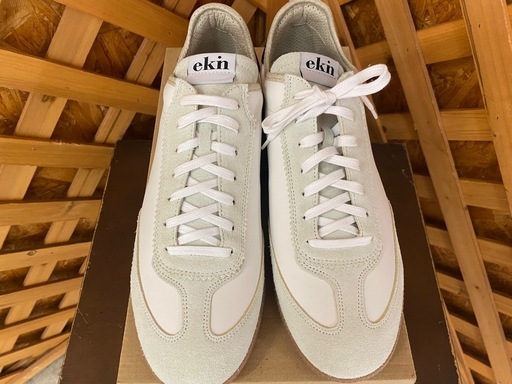 【愛品館 江戸川店】EKN エクン ツガ レザー マーブル レザー スニーカー開封済み未使用品  ID:107053098-007