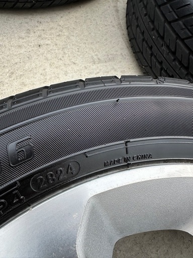 155/65R14 ヨコハマタイヤ　アルミホイール　4本　2024年製