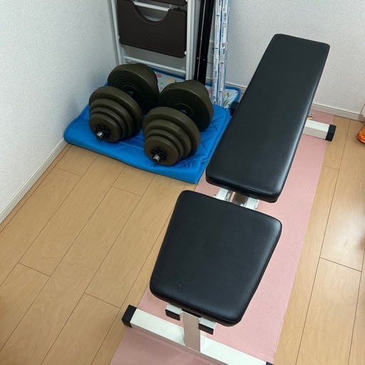 ダンベル、ベンチセット