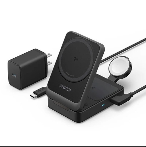 [新品・未使用]Anker MagGo Wireless Charging Station アンカー マグゴー ワイヤレス チャージン