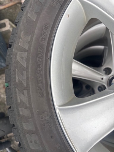 取引中BMW ホイール　スタッドレス　17インチ　7.5J 