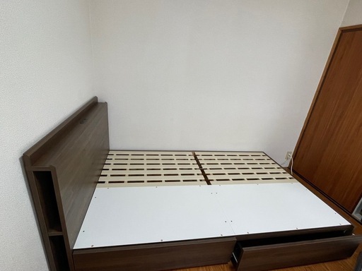  【ベッドフレーム】セミダブル Amazon｜ベッド ベッドフレーム セミダブル 耐荷重300kg ロータイプ 
