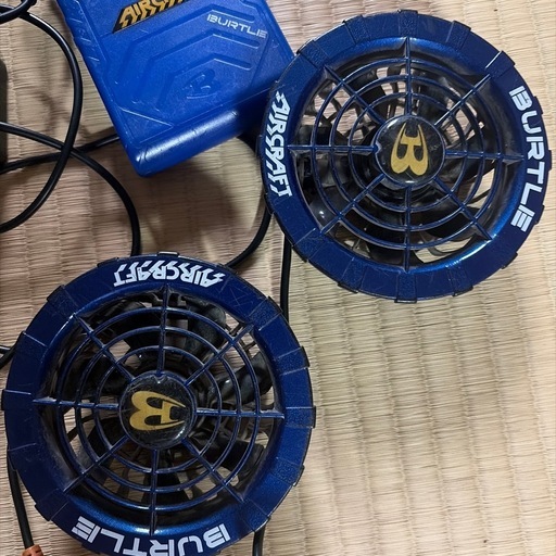 バートル　空調服　バッテリー　ファン　中古 バートル 空調服 BURTLE AIRCRAFT AC09-24V バッテリー ファン AC370 