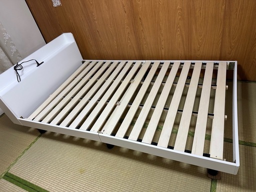 配達可【セミダブルベッド】【管理番号11406】金