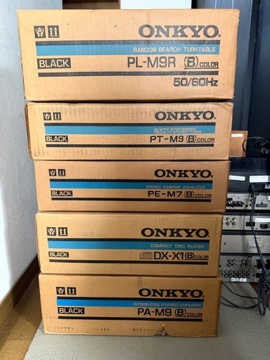 ONKYO オンキヨー RadianラディアンM9 ミニコンポ スピーカーセット レトロオーディオ【ジャンク】