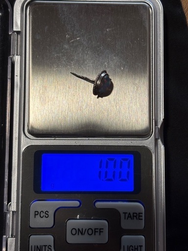 k18オパールのタイタック ネクタイピン