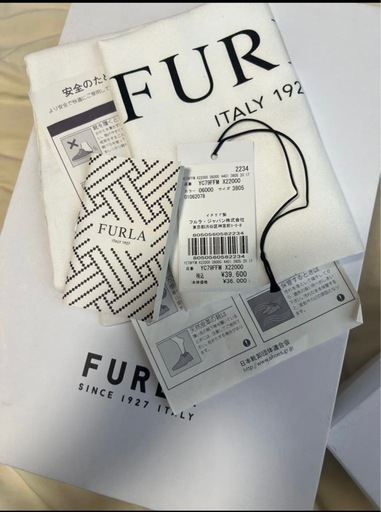 【新品】FURLA フルラ　FRAME SANDAL T.80 38.5