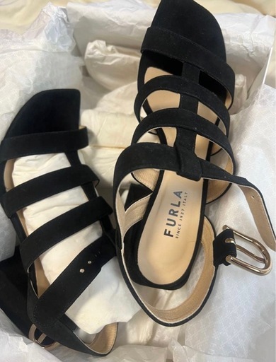 【新品】FURLA フルラ　FRAME SANDAL T.80 38.5