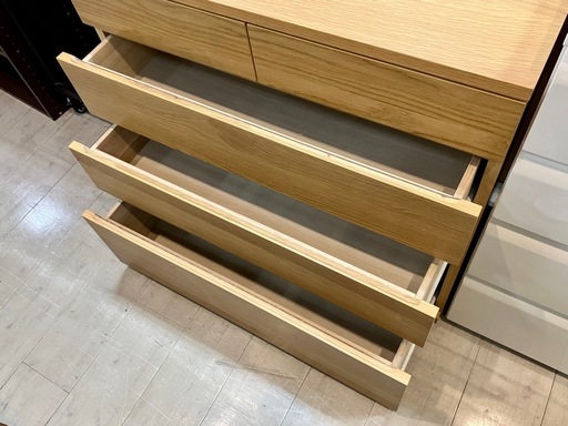 【トレファク京都宇治店】無印良品の4段チェストのご紹介です！