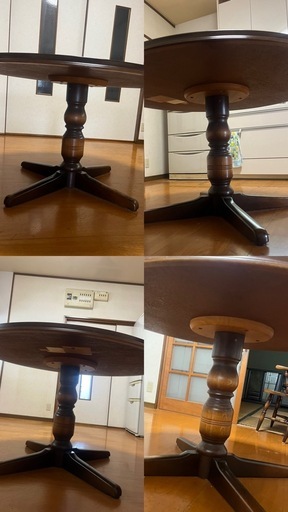飛騨産業 HIDA キツツキ穂高 ダイニングテーブル 円型テーブル