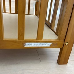 布団・シーツ付】大和屋 パタン 折りたたみ ミニベビーベッド（ライト
