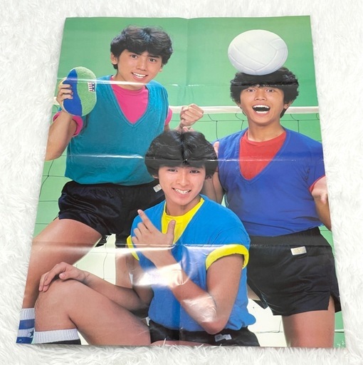 シブがき隊 両面ポスター 本木雅弘 薬丸裕英 布川敏和／近藤真彦 昭和