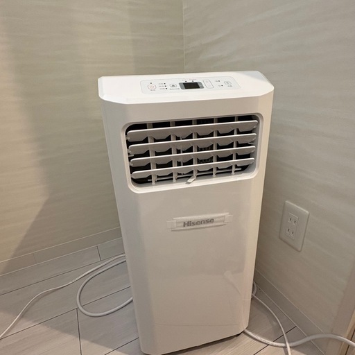 【美品】Hisense スポットエアコン 移動式クーラー 工事不要 リモコン付き
