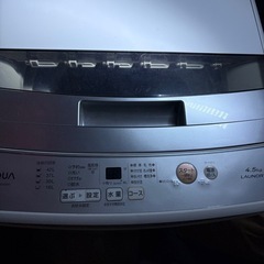 洗濯機 AQUA AQW-S45G(W)の画像