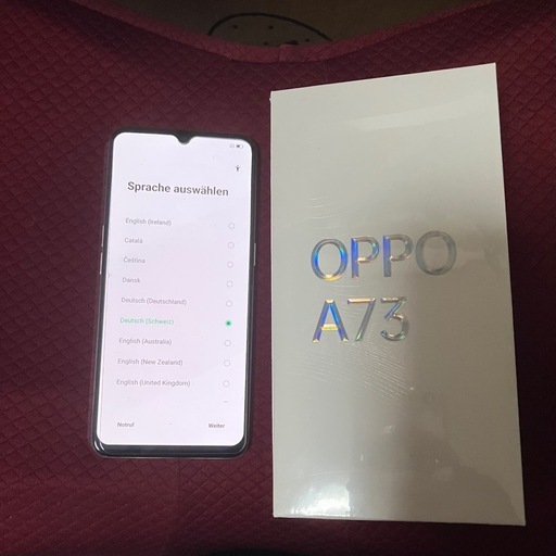 【完動品】OPPO A73　oppoa73　simフリー　スマホ Android オレンジ