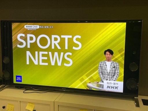 ソニー 55V型 4Kテレビ｜高音質サイドスピーカー