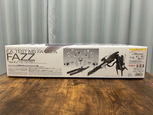 新品未開封 MG 1/100 FAZZ Ver.Ka プラモデル
