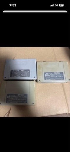 スーパーファミコンカセット　3本