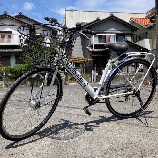 放⭐️LOUIS AMIZ 自転車⭐️27インチホワイト (たかぷれみあむ) 柳津