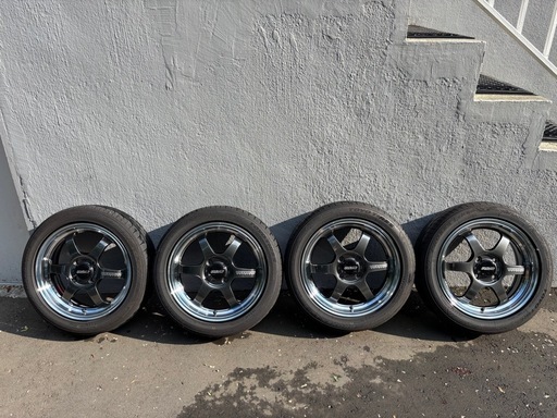 RAYS VOLK RACING TE37 15インチ ホイール タイヤセット　最終値下げ