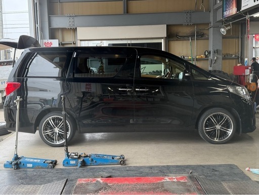 LEASING レアシング 19inch　8.5J+35 タイヤホイール4本  美品　アルファード等