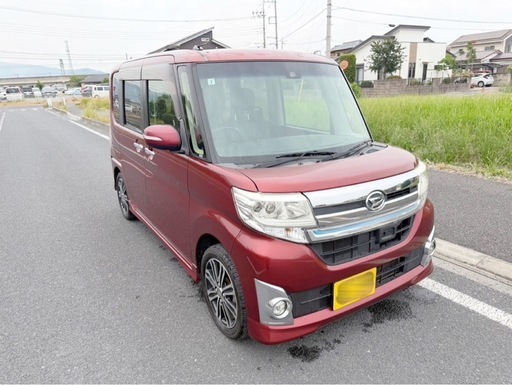低走行8.7万km】タントカスタムRS SAⅡ ターボ 車検R8/8 パワスラ 