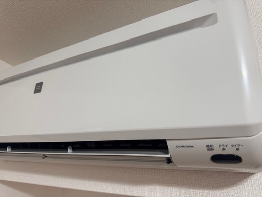 値下げ！ コロナ　冷房専用エアコン　６畳用　ＲＣ−２２２４Ｒ（Ｗ）＋室外機